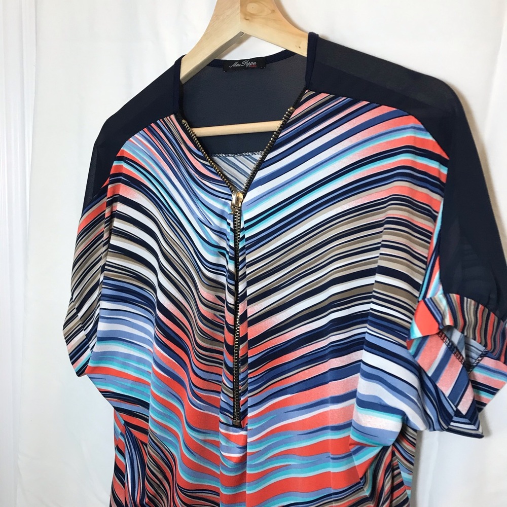 Miss Pepper Blouse w/ Dolman sleeves M L